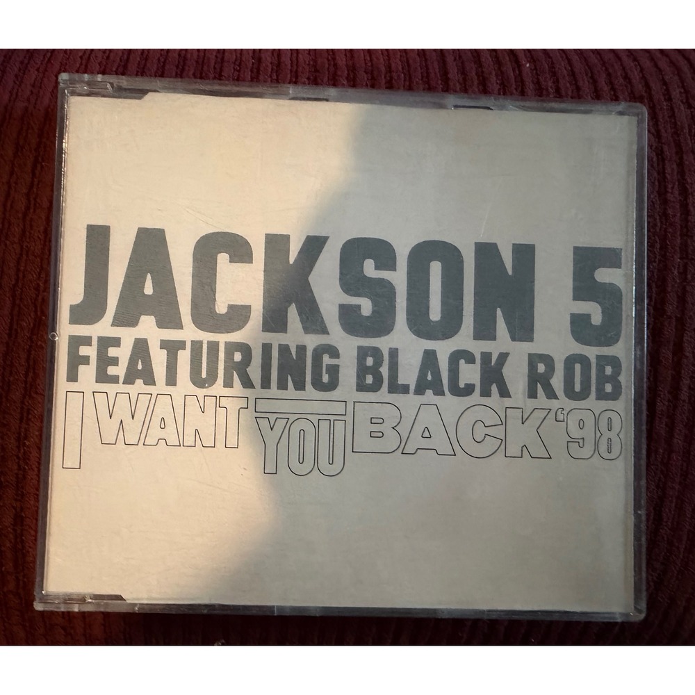Jackson 5 Featuring Black Rob I Want You Back '98 CD Single Motown 860 771-2